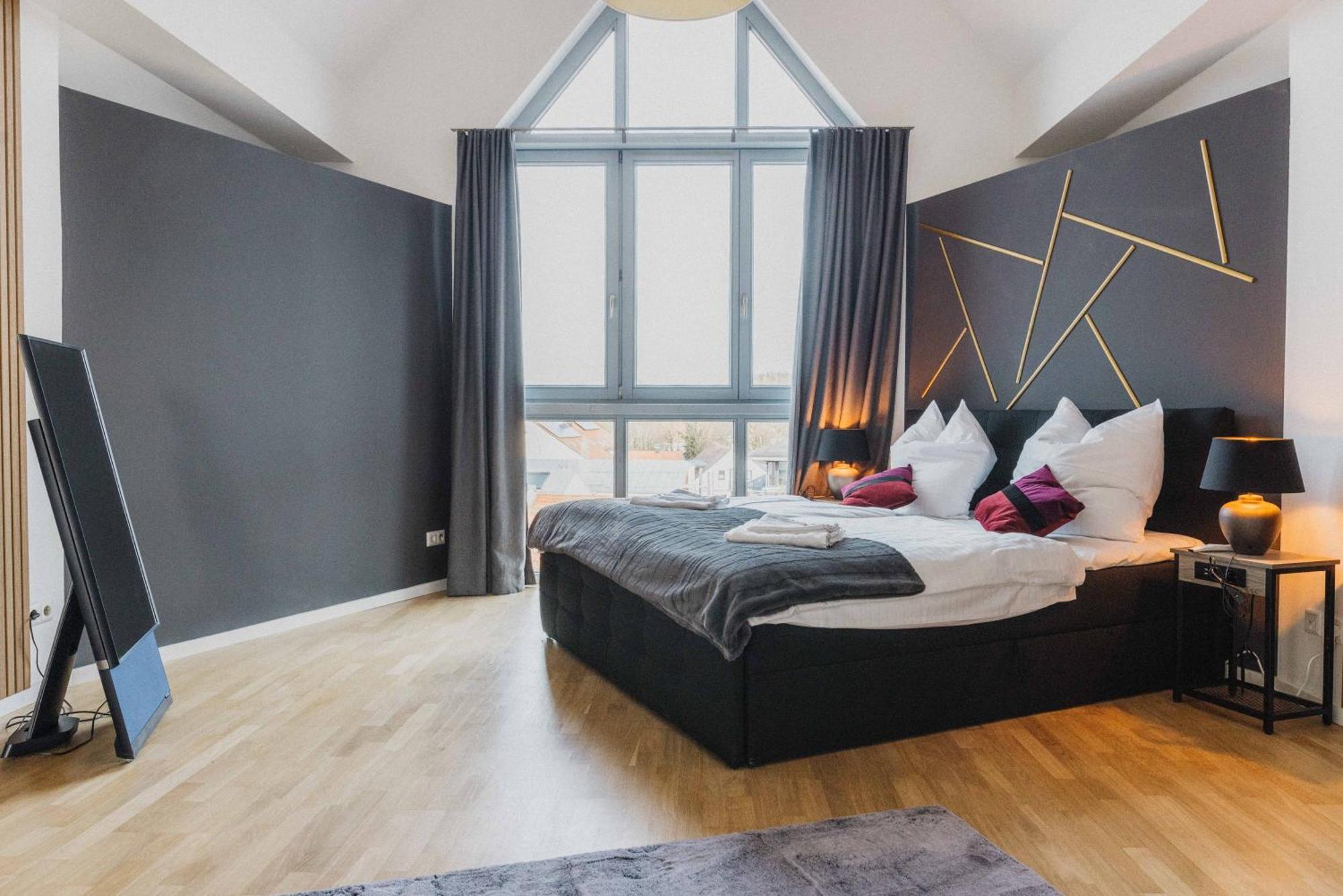 Luxury 4 Bedroom Apartment/Therme Erding/Parking Exteriör bild